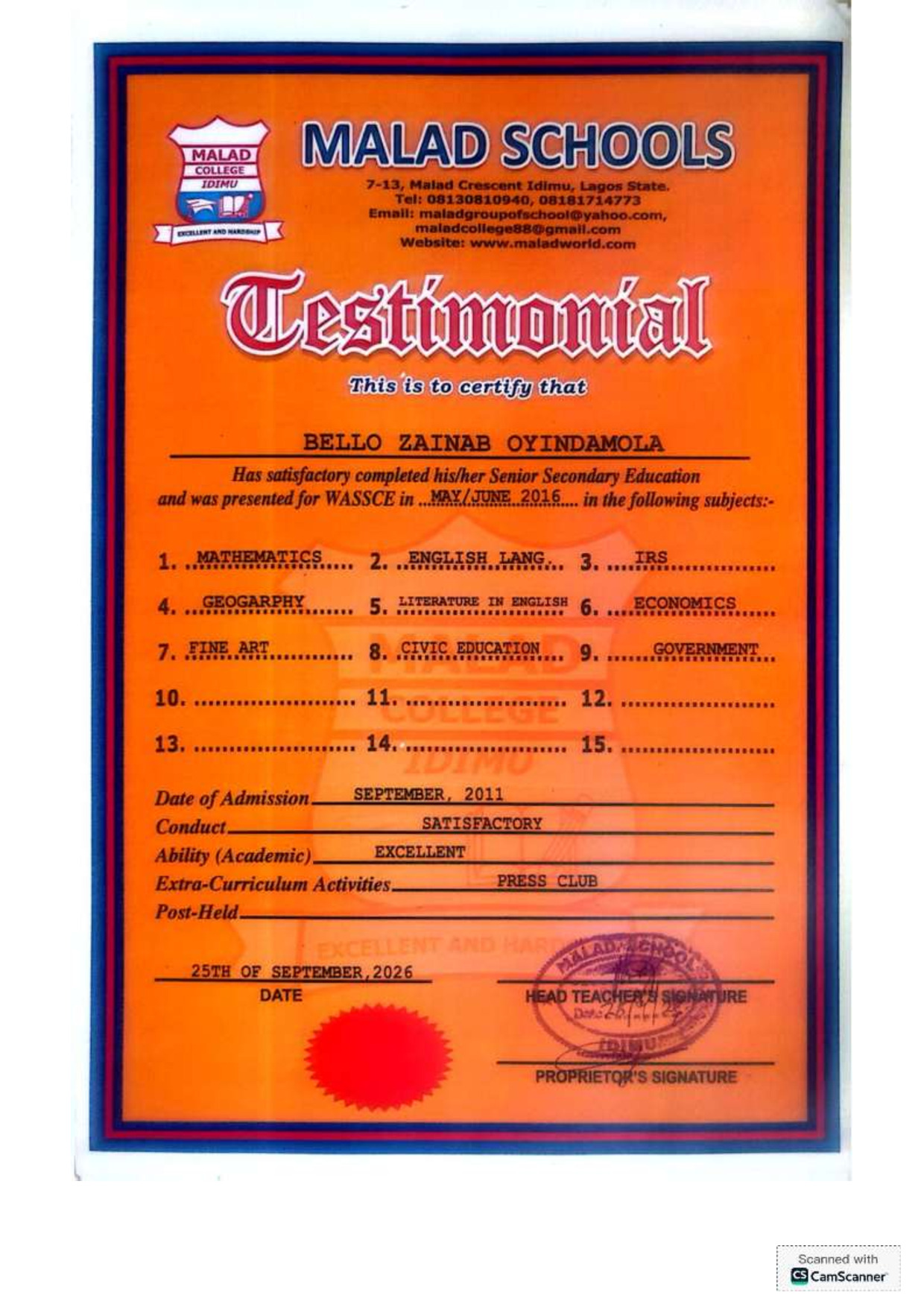 Document Page 1